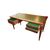 Scrivania Stile Impero di inizio 1900 in legno di Mogano con cassetti