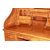 Scrivania a rullo americana in legno di noce di inizio 1900