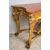 Consolle antica Luigi Filippo Napoletana in legno dorato e intagliato con piano in marmo rosso. Periodo XIX secolo.
