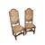 Set di 4 sedie stile Rinascimento – Legno di noce, imbottitura in gobelin