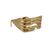 JEREMY SCOTT Occhiali da Sole in Plastica Col. Oro