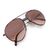 Occhiali da Sole Vintage in Metallo Col. Marrone