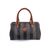 FENDI Borsa a Mano Vintage in Tela Col. Marrone Double F S