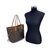 LOUIS VUITTON Borsa Shopper in Tela Col. Marrone Neverfull L