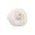 CHANEL Spilla Vintage in Tela Col. Bianco Camelia