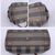 FENDI Borsa a Mano Vintage in Tela Col. Marrone Double F S