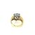 Anello in oro con zaffiri e diamanti