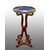 Antique Napoleon III table in precious exotic woods with a Sevres porcelain top. France, 19th century.