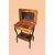 Toilette del 1800 francese in ebano con intarsi floreali 