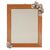 Specchiera con frutta in metallo argentato - M/885 -