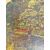 Antico dipinto olio su tela, primi '800, paesaggio, 41x36 cm
