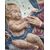Bassorilievo in stucco policromo raffigurante Madonna con Bambino, Italia Centrale, XV-XVI secolo