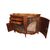 Grande Credenza Provenzale Scantonata XIX Secolo Legno di Noce e Radica