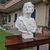 Busto di Uomo Virile in Gesso 800 di Alta Qualità: Forza e Eleganza Scultorea