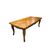 Tavolo Provenzale Con piano Parquettato di Fine 1800 in legno di ciliegio allungabile