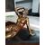 Scultura in bronzo di fanciulla 