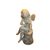 Putto francese in marmo bianco – Seconda metà '800, scultura con ali su piedistallo