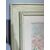 Antico dipinto di gusto Liberty, bambina con fiori, firmato, 75x73 cm