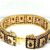 Bracciale in oro con granati