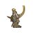 Coppia di sculture francesi in bronzo – Pierrot e fanciulla, seconda metà '800