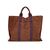 HERMES Borsa Shopper Vintage in Tela Col. Marrone Fourre-Tout M