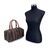 FENDI Borsa a Mano Vintage in Tela Col. Marrone Forever Bauletto M