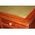 Scrivania Impero francese di inizio 1900 in legno di mogano con piano in pelle