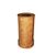 Mobiletto Comodino A Cilindro Francese in Legno di Mogano Biondo 1800