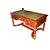 Scrivania Impero francese di inizio 1900 in legno di mogano con piano in pelle