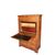 Secretaire Francese del 1800 Stile Impero In Radica di Olmo con Marmo Nero