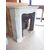 PICCOLO CORNICE POMPADOUR MARMO BIANCO DI CARRARA STILE LUIGI XV FRANCIA  cm L116xP37xH107 