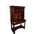 Cabinet Francese di Metà 1800 stile Impero in mogano e piuma di mogano