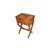 Tavolino da Lavoro Con Piano A Vassoio Francese In Legno di Noce 1800