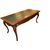 Tavolo Scrivania Con Piano in Pelle in Legno di Rovere Stile Provenzale 1800
