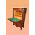 Grande secretaire francese stile Luigi XV del 1800 con intarsi marmo e bronzi