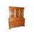 Grande credenza Austriaca 3 porte vetro e 3 chiuse in legno di olmo stile Rustico