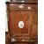 Vetrina credenza francese del 1800 con medaglioni in porcella di Sevres e cariatidi bronzi dorati 