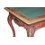 Tavolo Scrivania Con Piano in Pelle in Legno di Rovere Stile Provenzale 1800