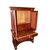 Cabinet Francese di Metà 1800 stile Impero in mogano e piuma di mogano