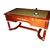 Scrivania Impero francese di inizio 1900 in legno di mogano con piano in pelle