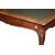 Tavolo Scrivania Con Piano in Pelle in Legno di Rovere Stile Provenzale 1800