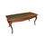 Tavolo Scrivania Con Piano in Pelle in Legno di Rovere Stile Provenzale 1800