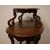 Antico tavolino francese 2 piani in rovere del 1800 francese 