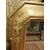 SPECC555 - Specchiera Umbertina in legno laccato e dorato.  Epoca '800.  Misure cm L 95 x H 115