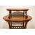 Antico tavolino francese 2 piani in rovere del 1800 francese 