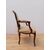 Poltroncina in faggio tinto noce - stile Luigi XV - poltrona- sedia- metà '900