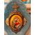 Grande acquasantiera raffigurante la Madonna della Seggiola.