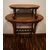 Antico tavolino francese 2 piani in rovere del 1800 francese 