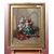 Olio su tela raffigurante Gesù tra le donne del 1800 Francese
