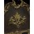 AL321 - Parascintille Rocaille in bronzo dorato, epoca '800, misure cm L 73 x H 73 x P 20